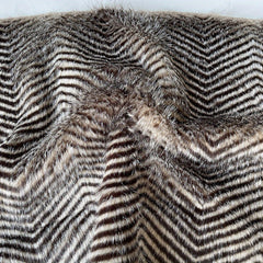 A4 Size Peacock Fur Plush Fabric for Crafts DIY