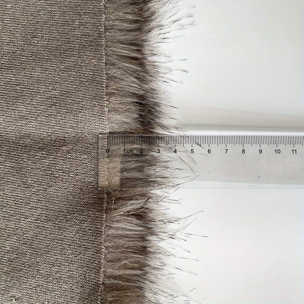 A4 Size Peacock Fur Plush Fabric for Crafts DIY
