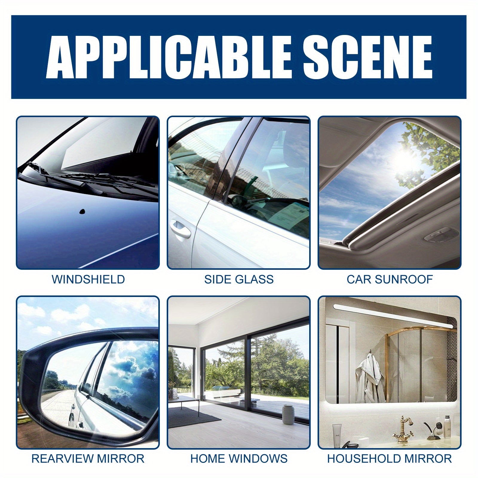 Car Glass Deep Cleaning Buffing Paste - Scratch Repair Clean Gloss