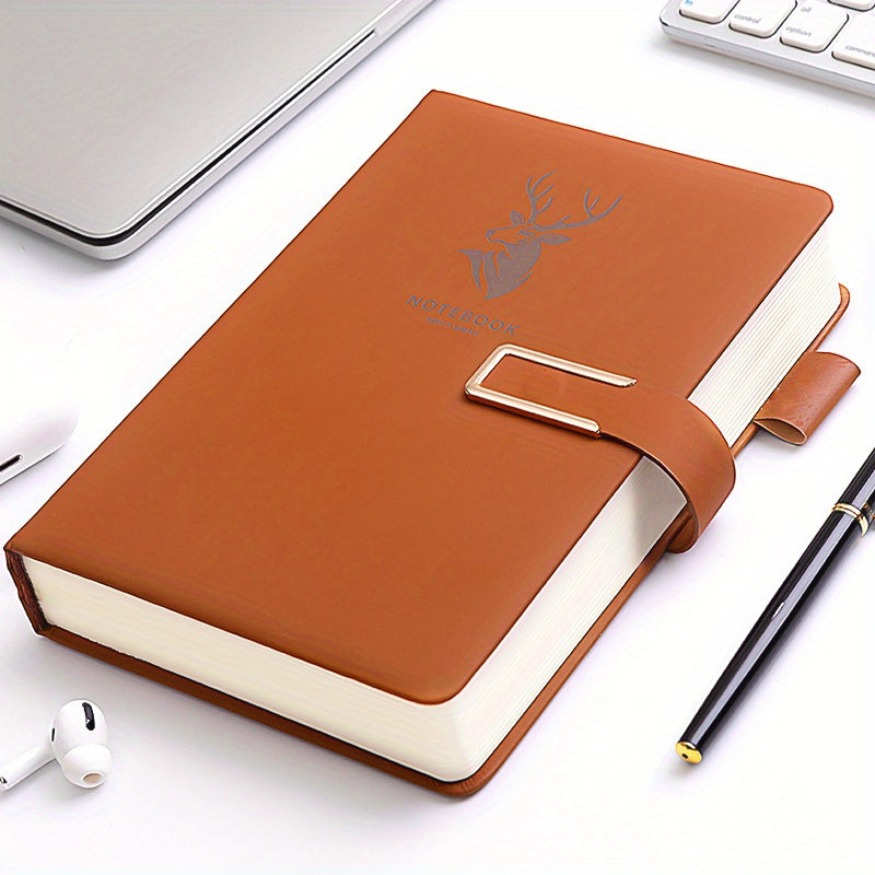 A5 Leather Buckle Soft Notebook, 360 Pages