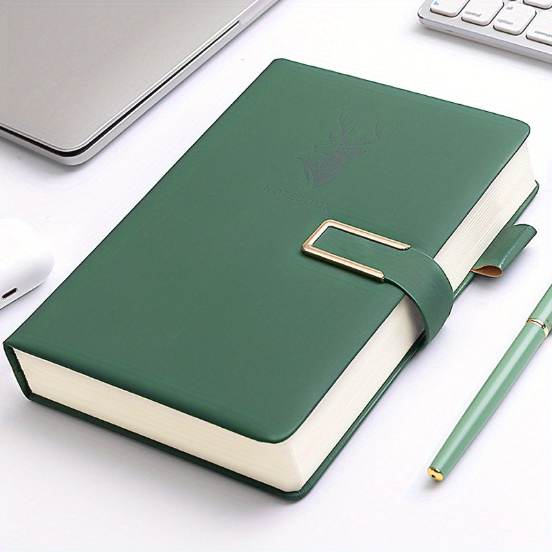 A5 Leather Buckle Soft Notebook, 360 Pages