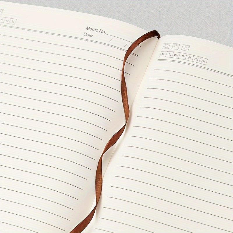 A5 Leather Buckle Soft Notebook, 360 Pages