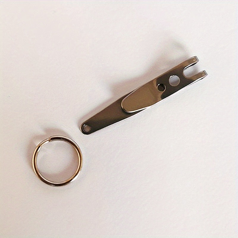 Mini Pocket Clip Stainless Steel Hanging Clip Outdoor Camping Hiking