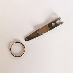 Mini Pocket Clip Stainless Steel Hanging Clip Outdoor Camping Hiking