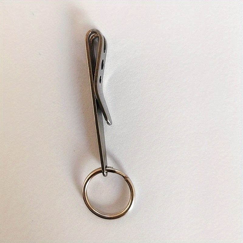 Mini Pocket Clip Stainless Steel Hanging Clip Outdoor Camping Hiking