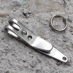 Mini Pocket Clip Stainless Steel Hanging Clip Outdoor Camping Hiking