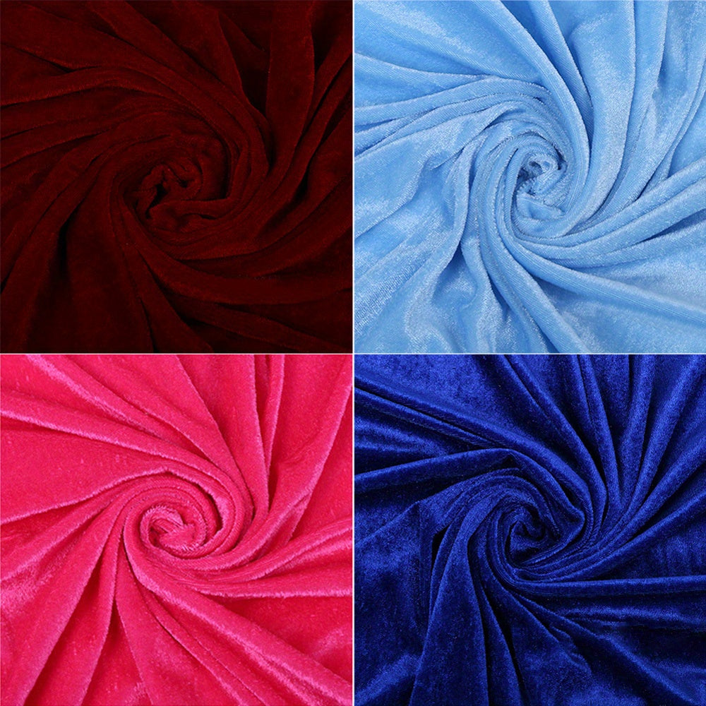 Medium Thickness Golden Velvet Fabric for DIY Clothing Accessories