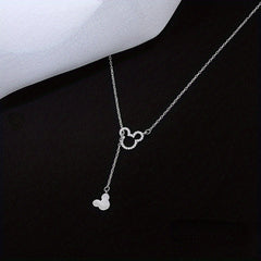 Mouse Pendant Necklace Clavicle Chain Accessories Christmas Gift