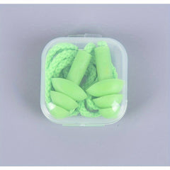 2pcs Soft Anti Noise Ear Plugs Waterproof Swimming Earplugs with Rope