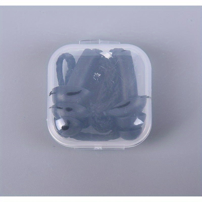 2pcs Soft Anti Noise Ear Plugs Waterproof Swimming Earplugs with Rope
