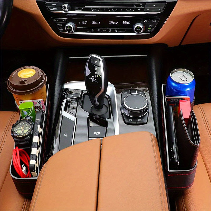 Car Seat Gaps Filler Organizer with Cup Holders