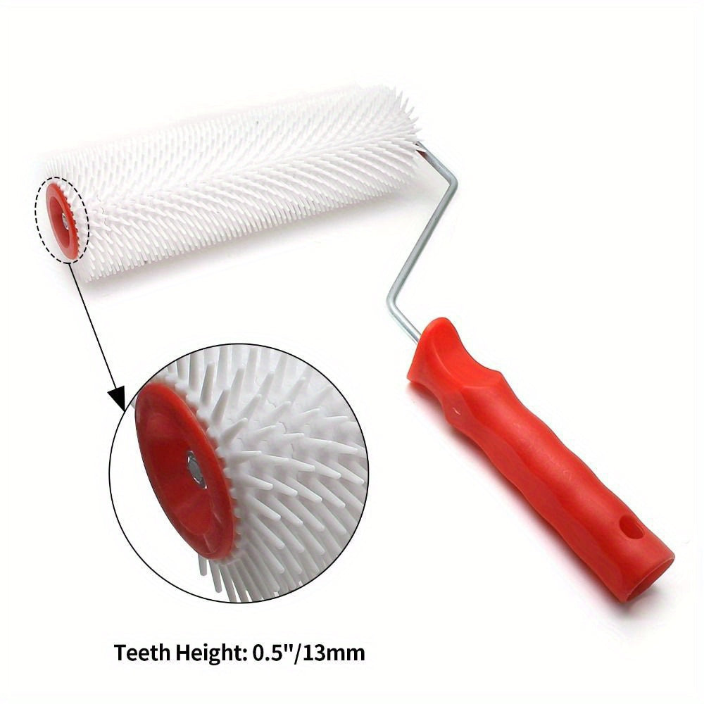 Plastic Spike Roller Floor 9'' Self Compound Roller Leveling