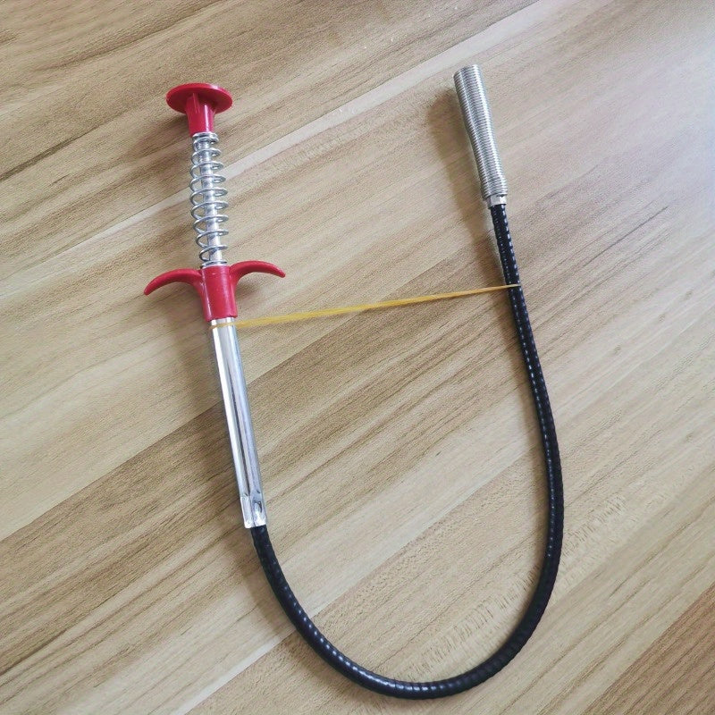 2pcs Pipeline Hook Sewers Clip Hair Remover Dredge Tool