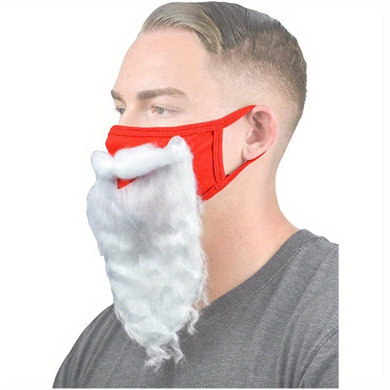 Santa Claus Beard Mask Christmas Cosplay Festive Supplies Costume