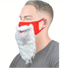 Santa Claus Beard Mask Christmas Cosplay Festive Supplies Costume