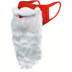 Santa Claus Beard Mask Christmas Cosplay Festive Supplies Costume