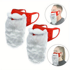 Santa Claus Beard Mask Christmas Cosplay Festive Supplies Costume