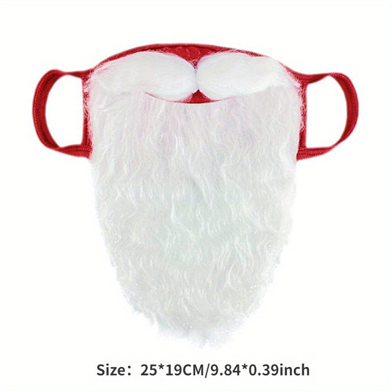 Santa Claus Beard Mask Christmas Cosplay Festive Supplies Costume