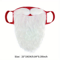 Santa Claus Beard Mask Christmas Cosplay Festive Supplies Costume