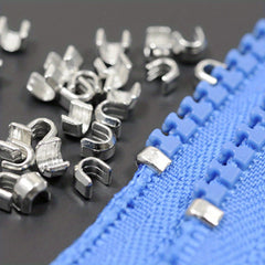 150pcs No 5 Aluminum Alloy Zipper Front Code Clothing Jacket Luggage