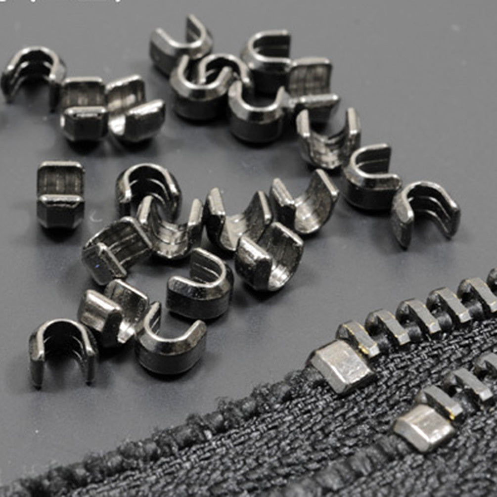 150pcs No 5 Aluminum Alloy Zipper Front Code Clothing Jacket Luggage