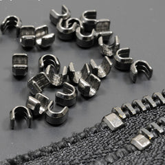 150pcs No 5 Aluminum Alloy Zipper Front Code Clothing Jacket Luggage