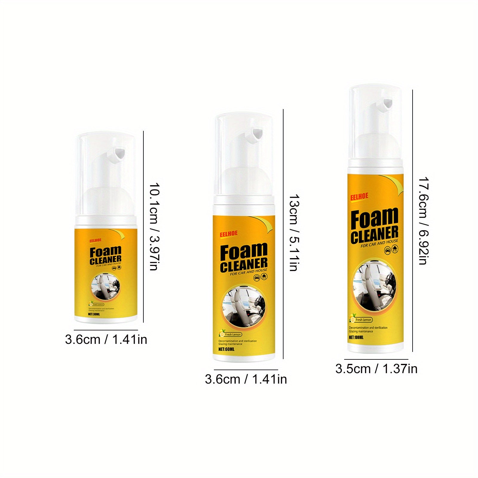 Car Multifunctional Foam Cleaner Strong Decontamination