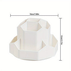 Pen Holder & Makeup Brush Organizer for Desk - Large Capacity Desktop Cosmetics