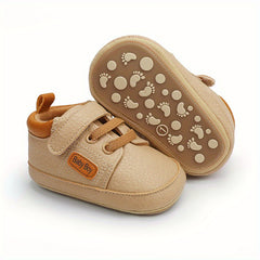 Baby Boys Comfortable Sneakers with Hook and Loop Fastener