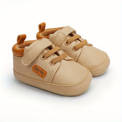 Baby Boys Comfortable Sneakers with Hook and Loop Fastener