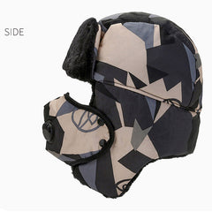 Winter Plush Trapper Hat Windproof Water-resistant