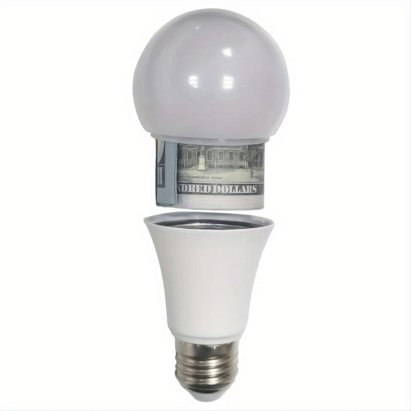 Light Bulb Diversion Safe Home Storage Container Hide Jewelry Money