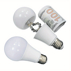 Light Bulb Diversion Safe Home Storage Container Hide Jewelry Money
