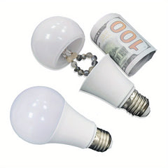 Light Bulb Diversion Safe Home Storage Container Hide Jewelry Money