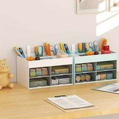 Pen Organizer with 4 Drawer Pencil Holder Desk Organizer