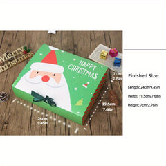 5Pcs Santa Claus Cookie Macarons Party Gift Decoration