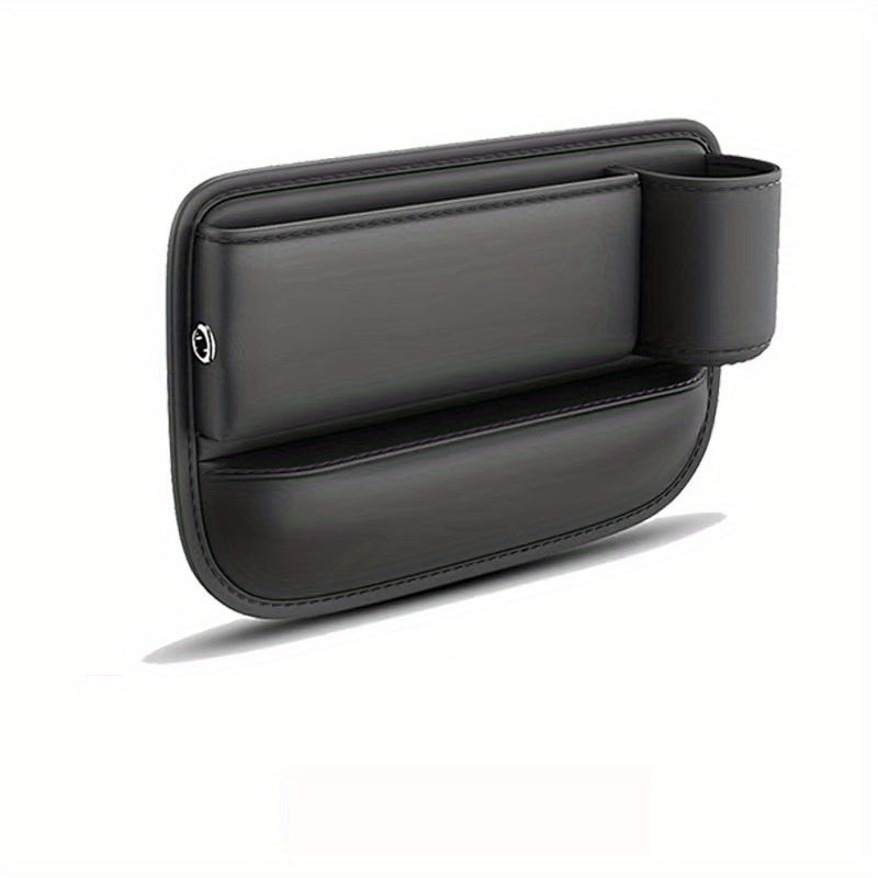 Car PU Leather Storage Box Seat Gaps Cup Holder