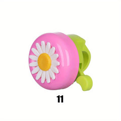 Funny Bike Bell Horn Bicycle Daisy Flower Riding Bell Handlebar Multicolor