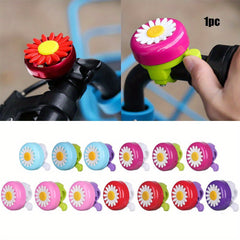 Funny Bike Bell Horn Bicycle Daisy Flower Riding Bell Handlebar Multicolor