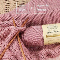 4pcs 50% Australian Wool 50% Acrylic Medium Thick Yarn