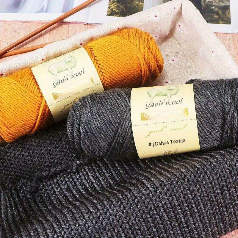4pcs 50% Australian Wool 50% Acrylic Medium Thick Yarn