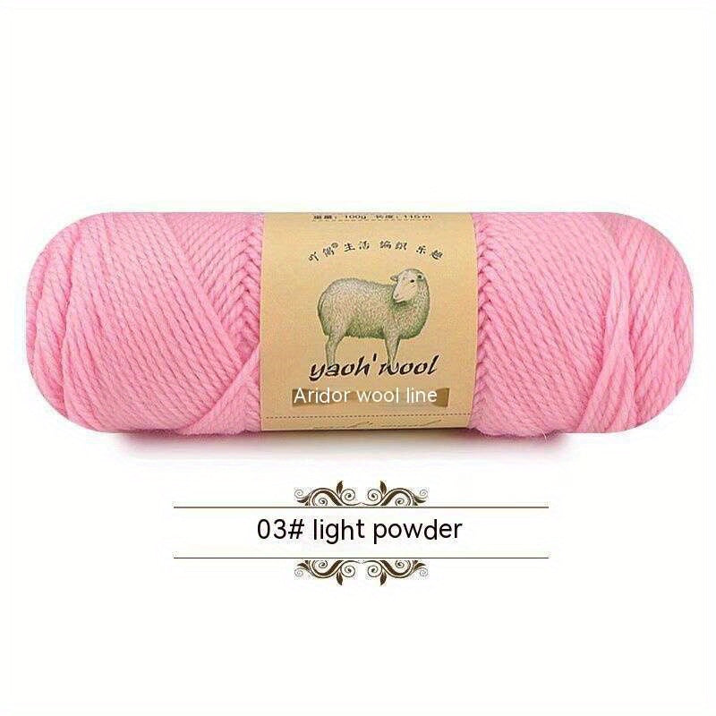 4pcs 50% Australian Wool 50% Acrylic Medium Thick Yarn