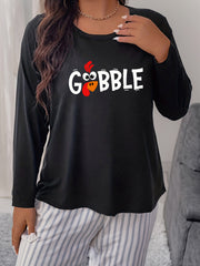 Thanksgiving Casual Loungewear Top