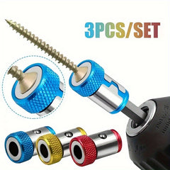 Magnetic Screwdriver Bit Holder Ring Anti Slip Alloy Electromagnetic