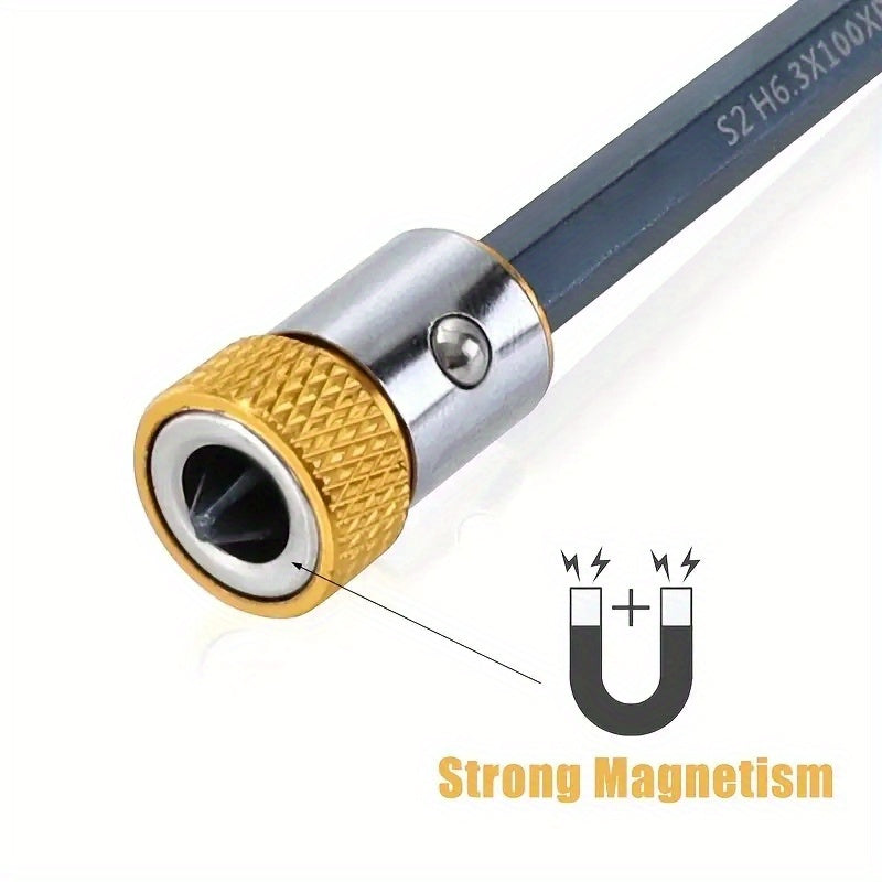 Magnetic Screwdriver Bit Holder Ring Anti Slip Alloy Electromagnetic