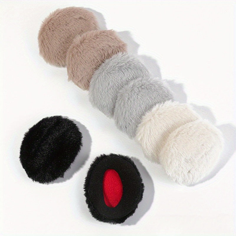 Winter Warm Windproof Plush Earmuffs Set