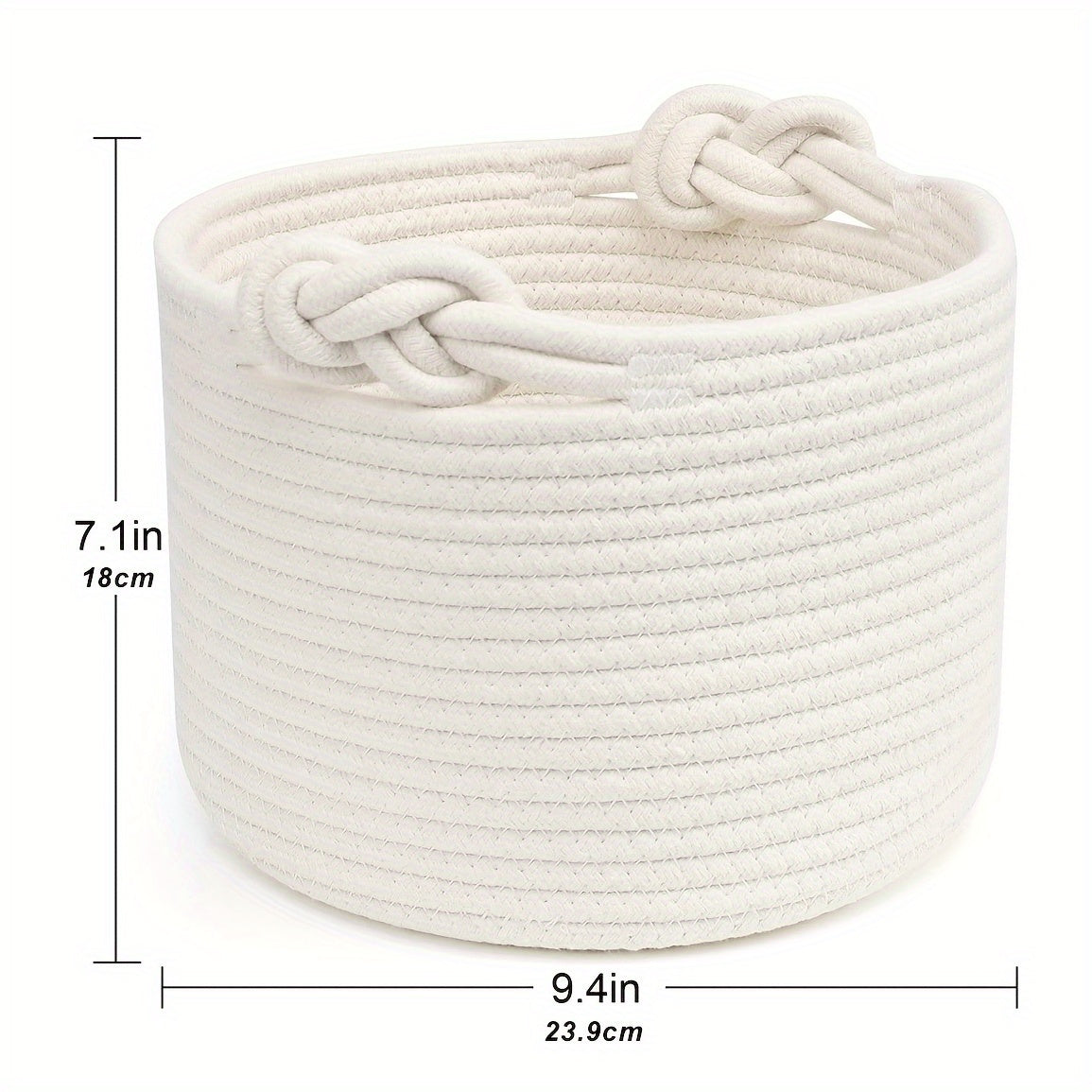 Bohemian Tassel Maca Round Woven Basket - Home Storage Organizer