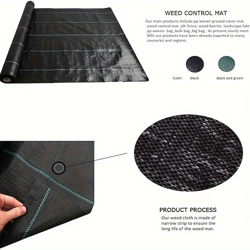Agricultural Weed Control Mulch Plastic Barrier Mat 199 95 cm