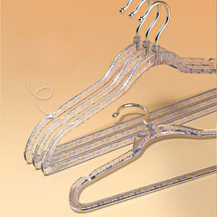 Golden Powder Crystal Clothes Hanger Pack