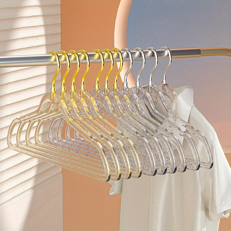 Golden Powder Crystal Clothes Hanger Pack